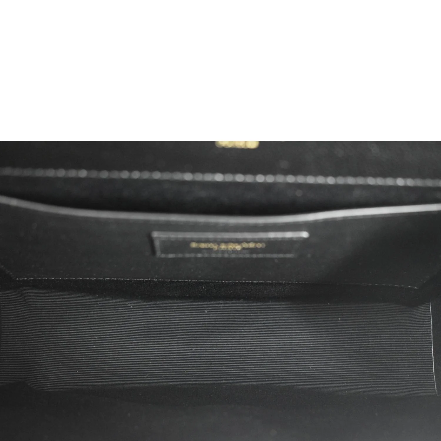 YVES SAINT LAURENT Small Envelope Matelassé Leather Shoulder Bag Black - Image 11