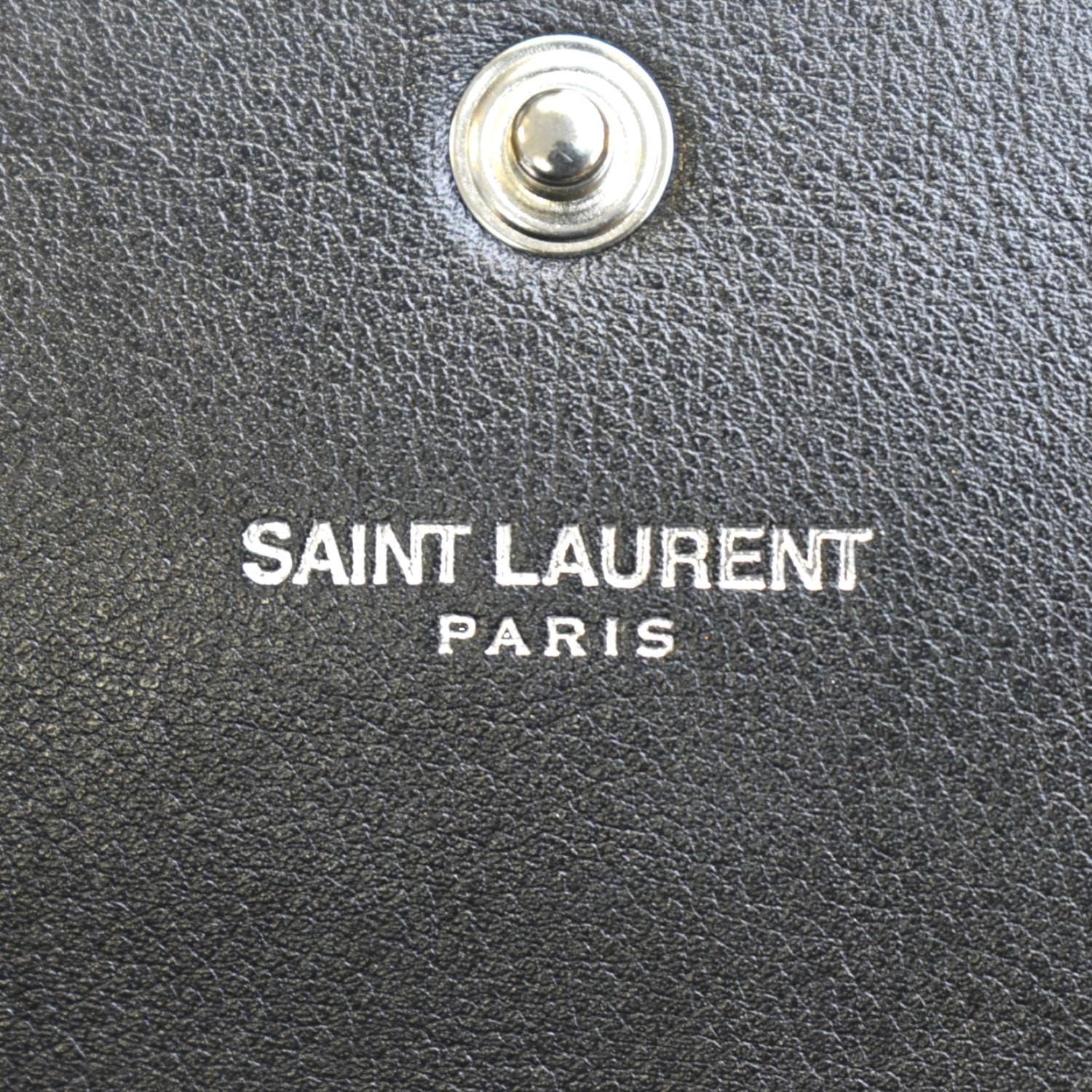 YVES SAINT LAURENT Kate Heart Studded Leather Shoulder Bag Black - Image 14