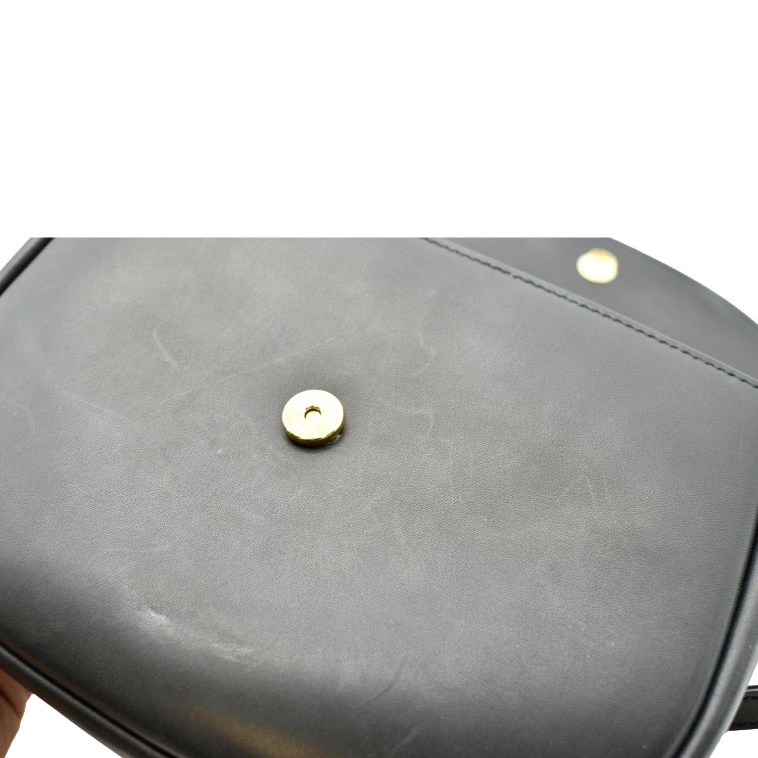 YVES SAINT LAURENT Kaia Leather Crossbody Bag Black - Image 10