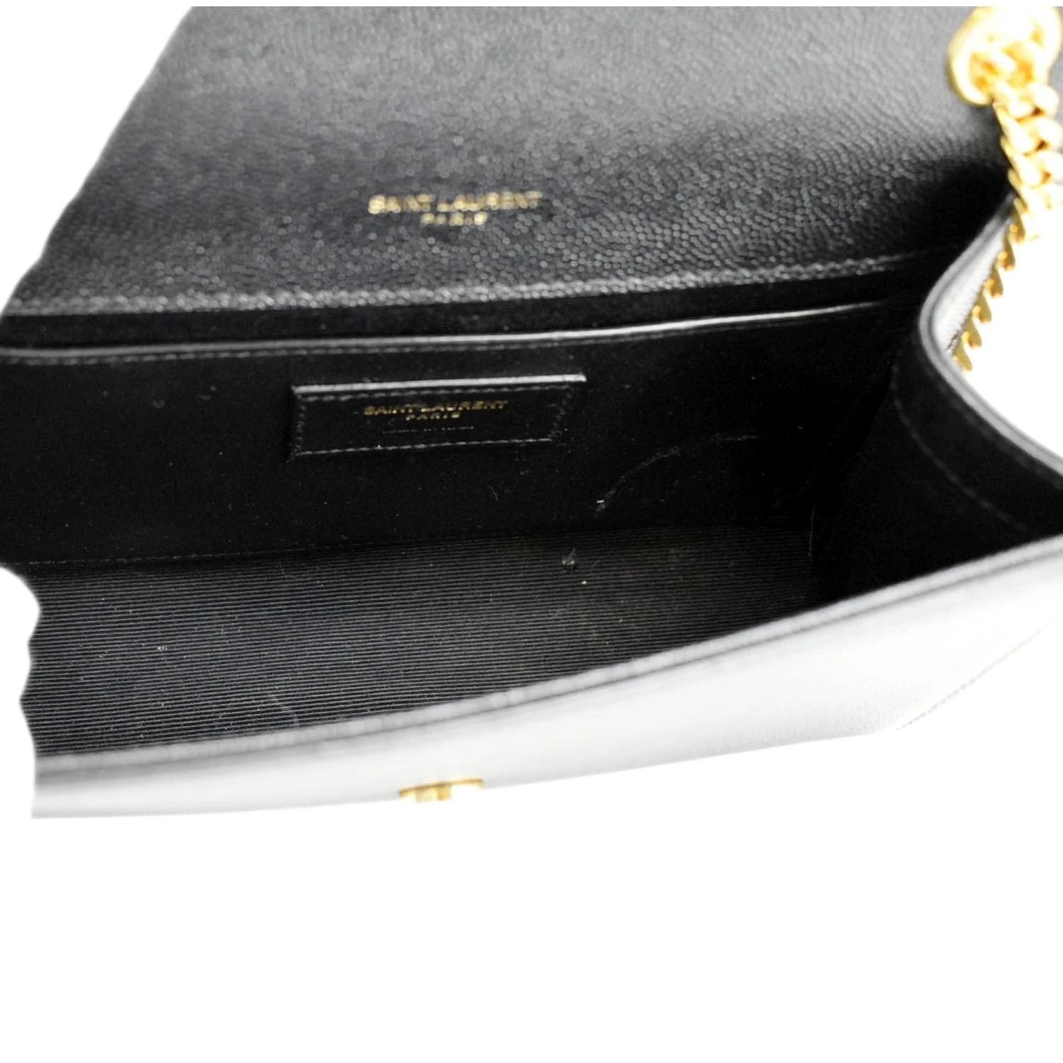 YVES SAINT LAURENT Kate Small Leather Crossbody Bag Black - Image 13