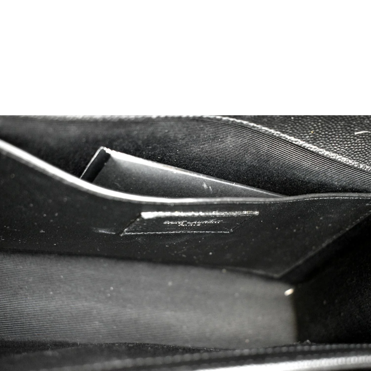 YVES SAINT LAURENT Kate Medium Grain De Poudre Leather Crossbody Bag Black - Image 10
