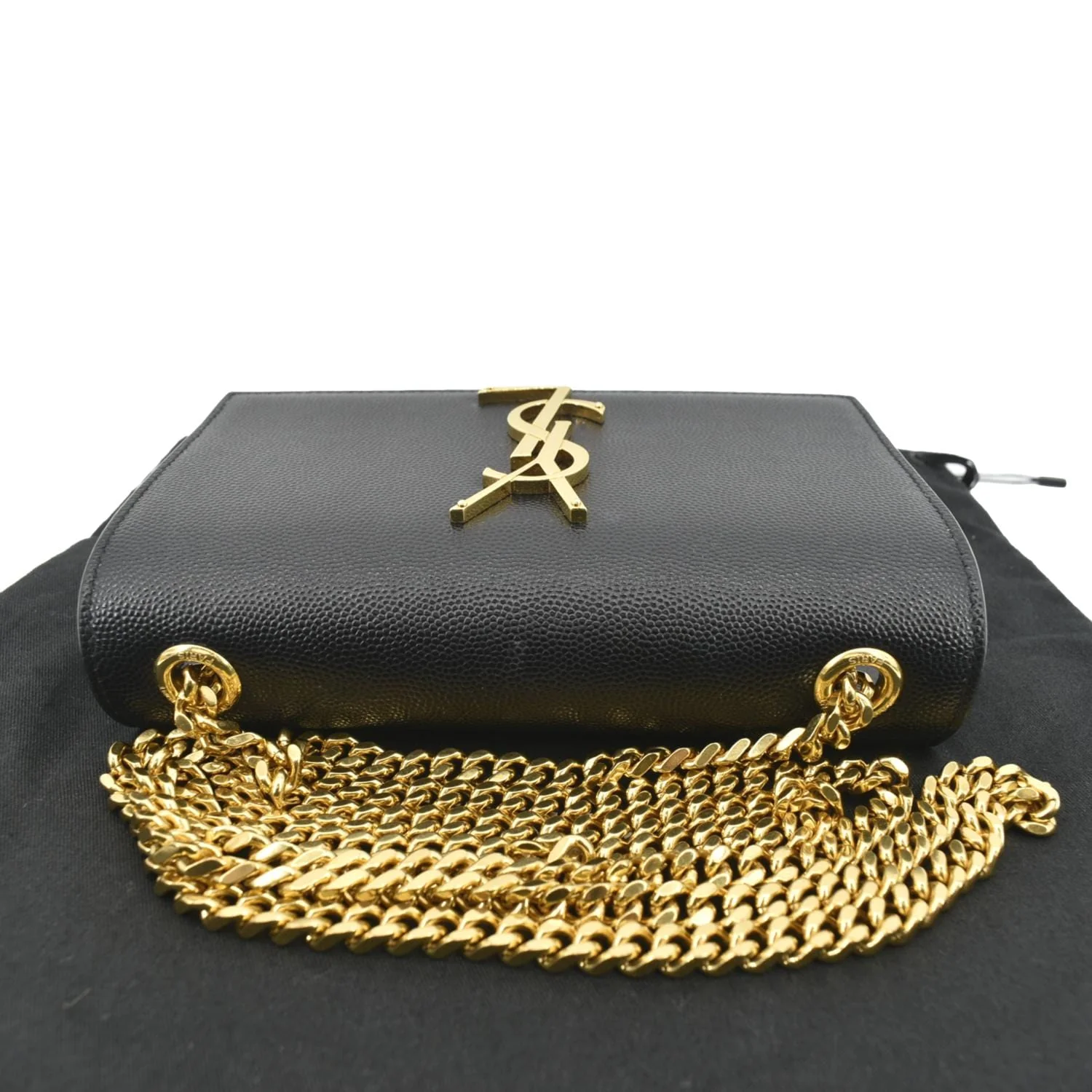 YVES SAINT LAURENT Kate Leather Shoulder Bag Black - Image 5