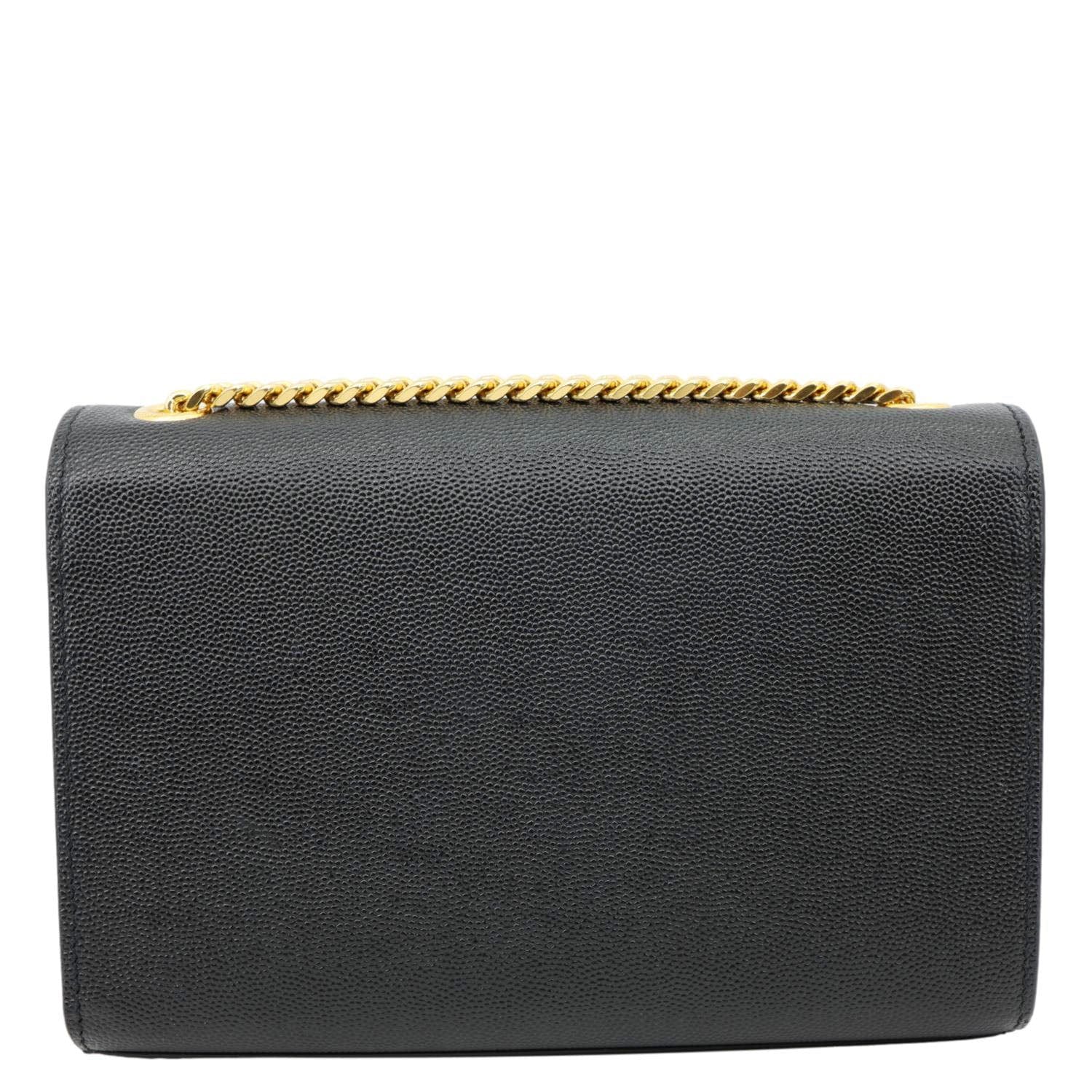 YVES SAINT LAURENT Kate Small Grain De Poudre Leather Crossbody Bag Black - Image 5
