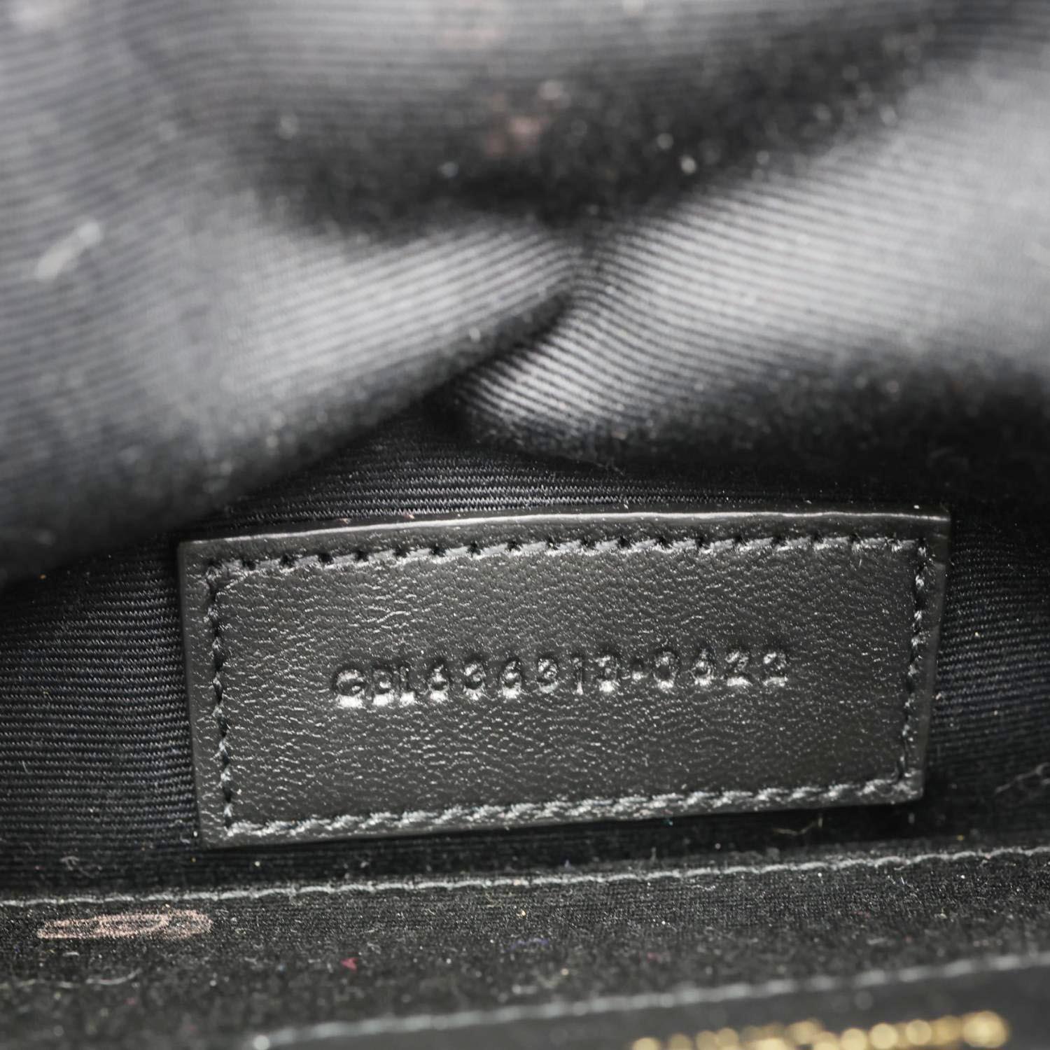 YVES SAINT LAURENT Large Bill Monogram Grain De Poudre Pouch Beige - Image 13