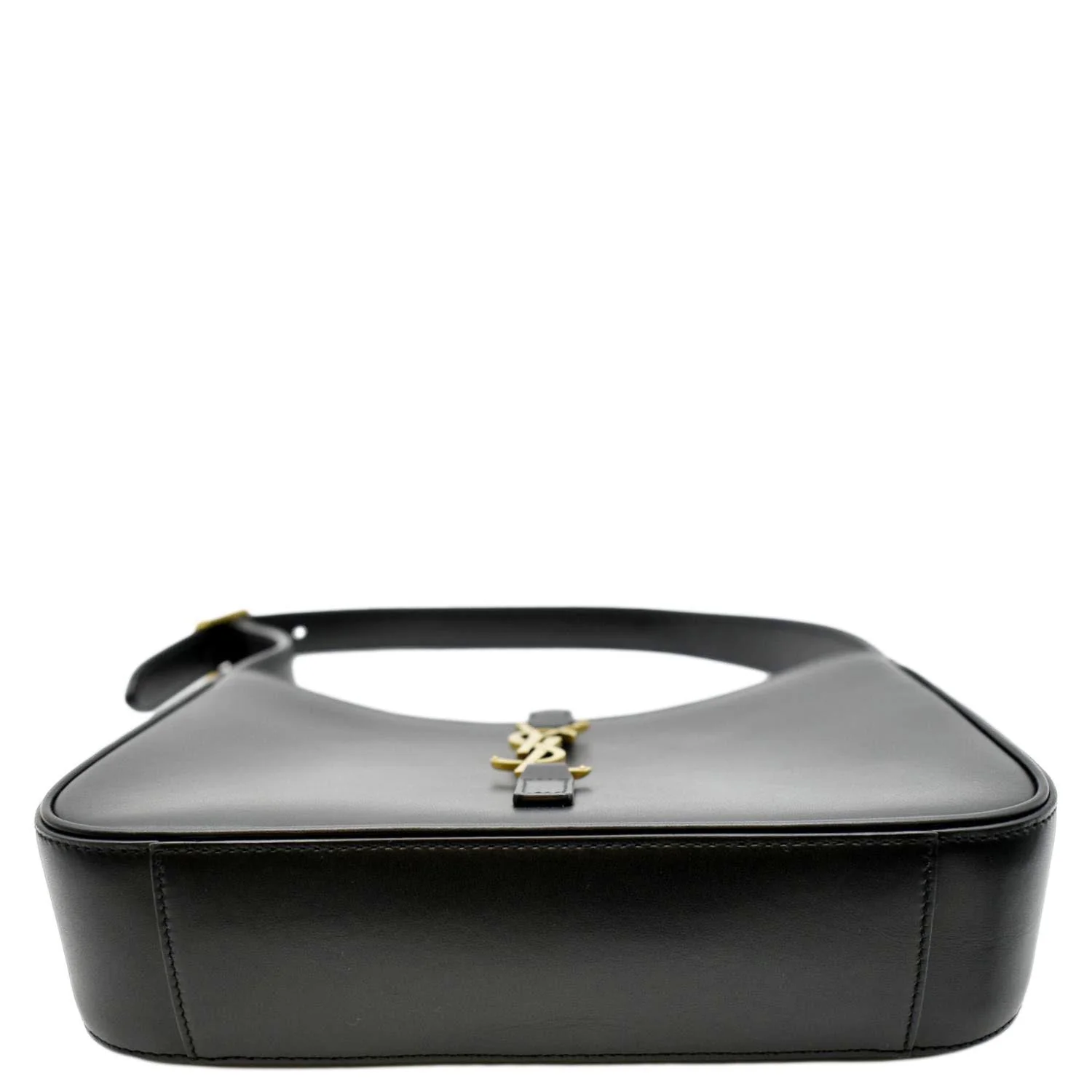 YVES SAINT LAURENT Le 5 A 7 Leather Satchel Bag Black - Image 9