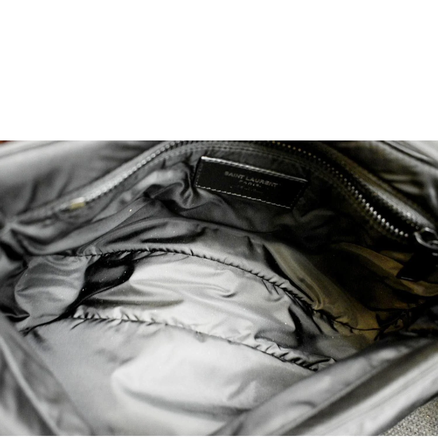 YVES SAINT LAURENT Le 5 A 7 Re-Nylon Crossbody Bag Black - Image 11