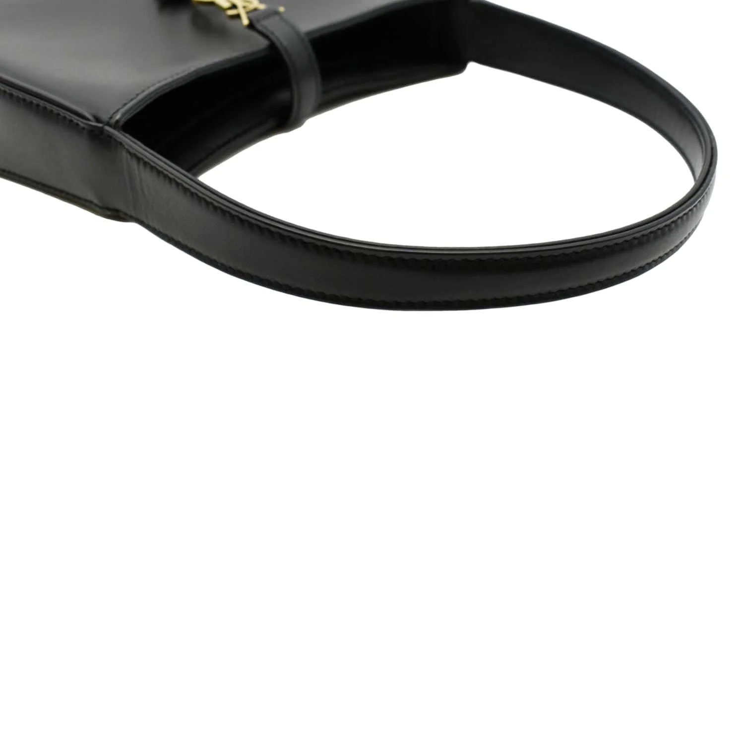 YVES SAINT LAURENT Le 5 A 7 Mini Leather Satchel Bag Black - Image 7