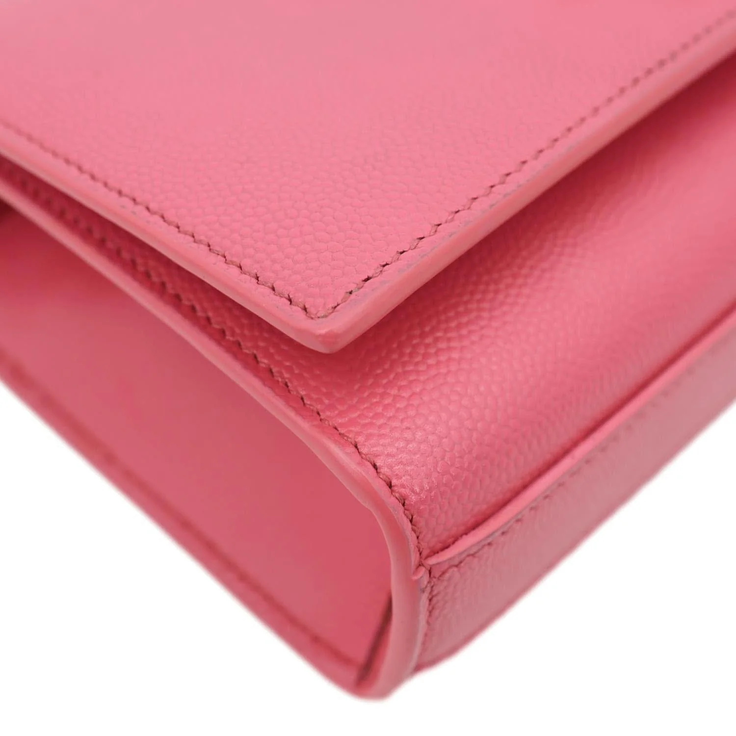 YVES SAINT LAURENT Kate Leather Chain Crossbody Bag Pink - Image 9