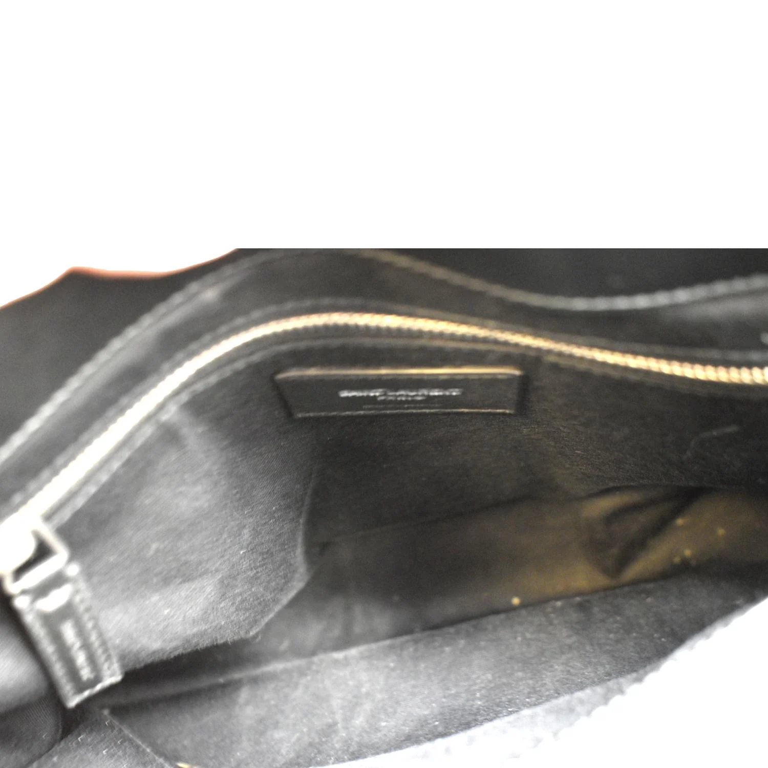 YVES SAINT LAURENT Medium Loulou Matelasse Leather Chain Shoulder Bag Black - Image 11