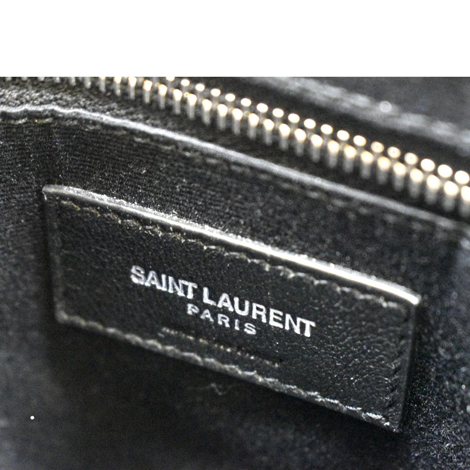 YVES SAINT LAURENT Medium Loulou Matelasse Leather Chain Shoulder Bag Black - Image 12