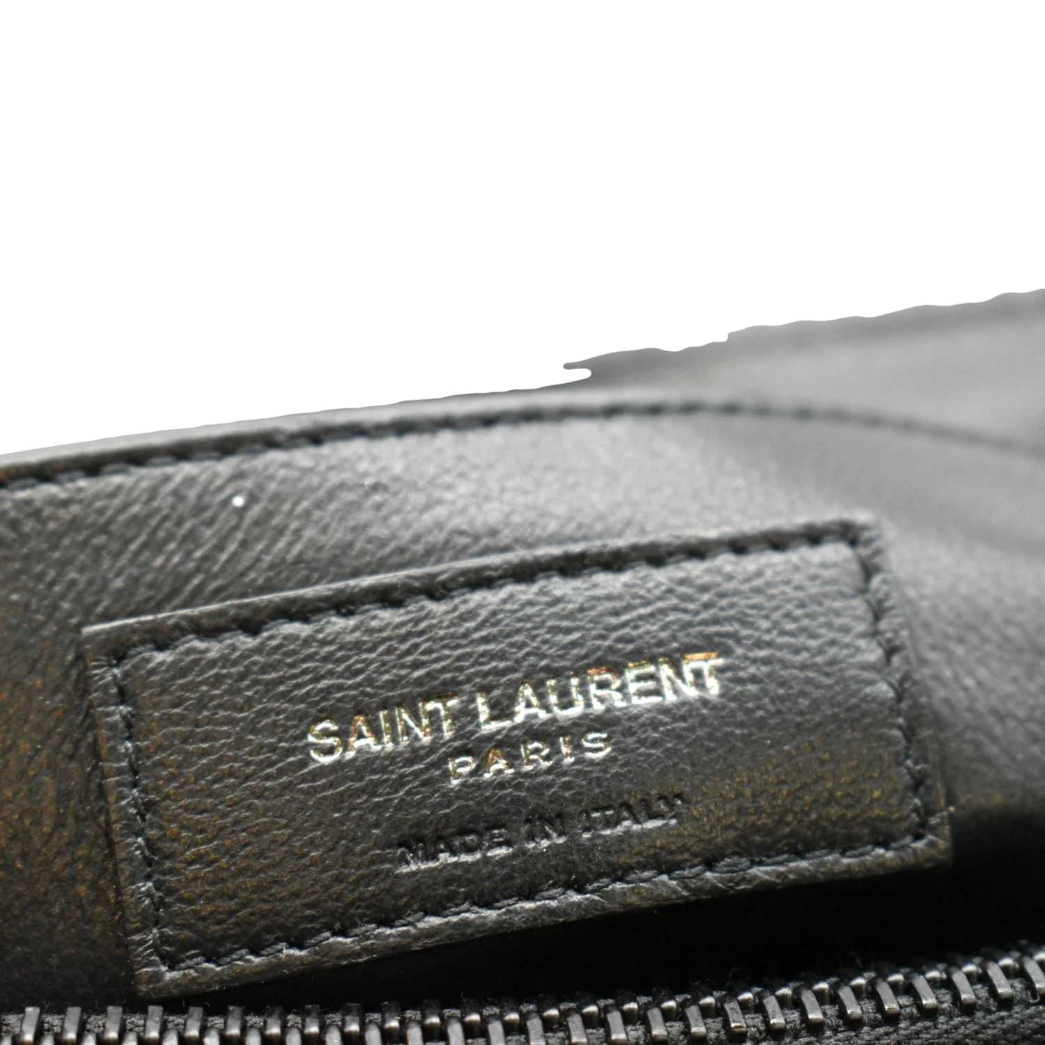 YVES SAINT LAURENT Loulou Small Calfskin Leather Shoulder Bag Black - Image 12