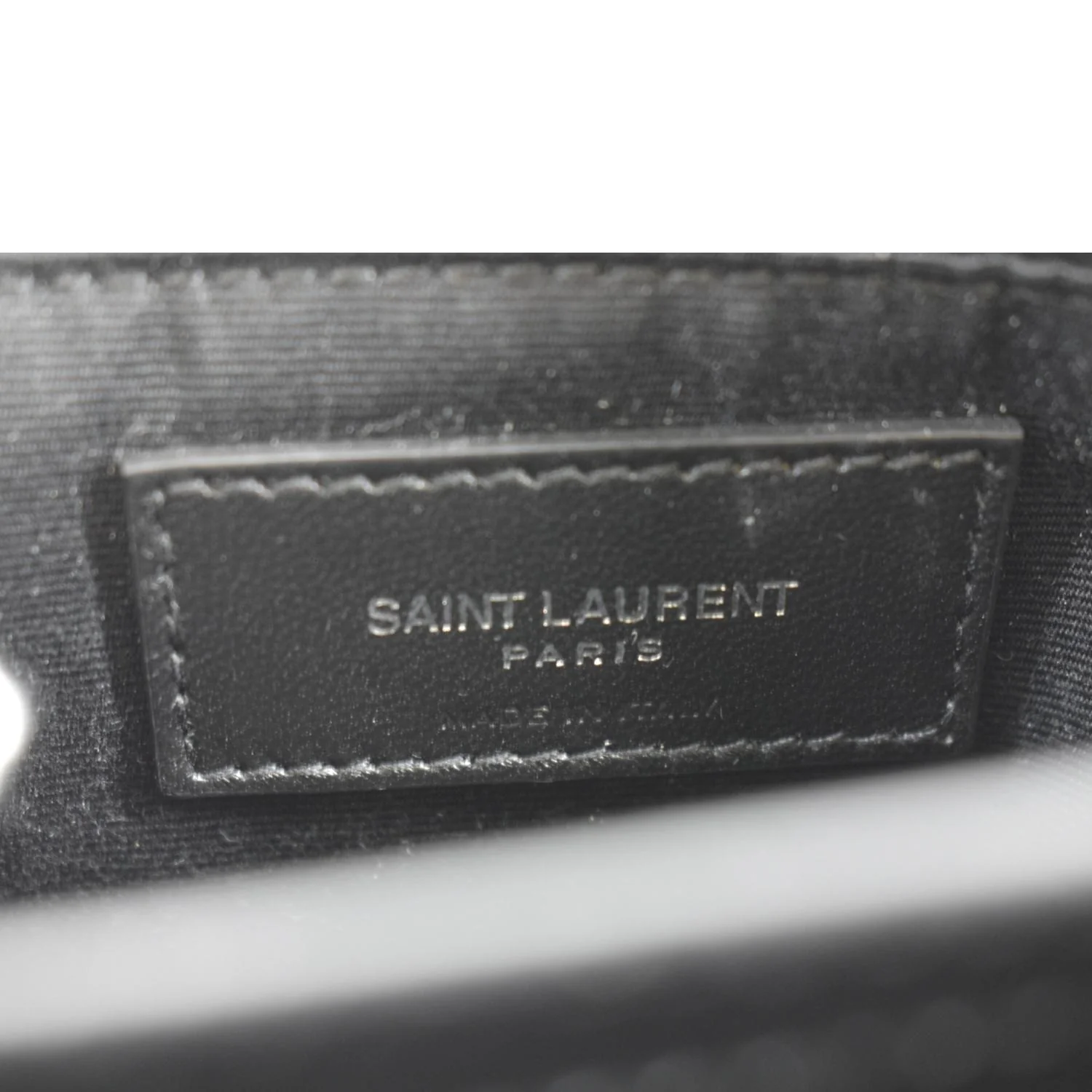 YVES SAINT LAURENT Loulou Toy Quilted Leather Crossbody Bag Black - Image 12