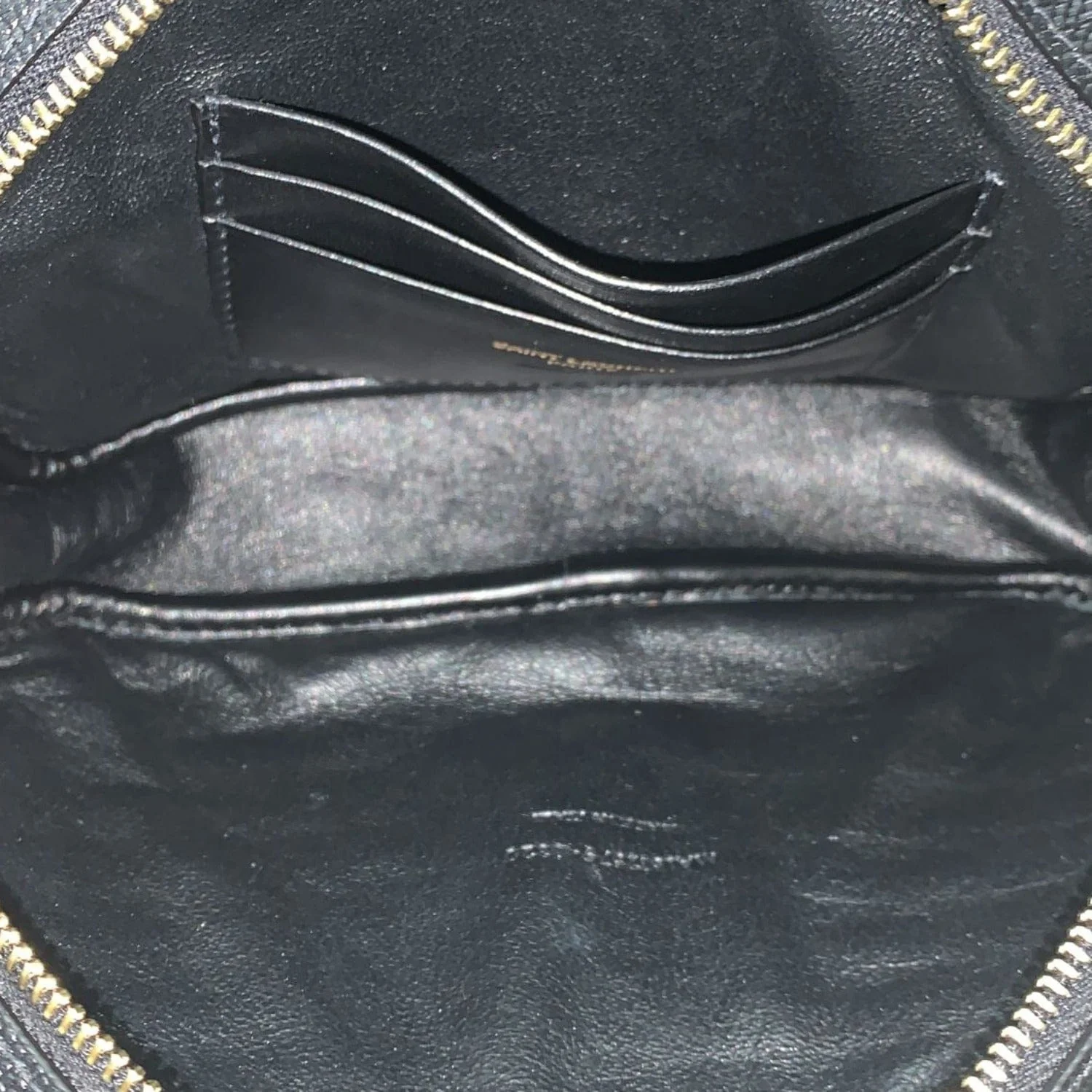 YVES SAINT LAURENT Mini Lou Leather Camera Crossbody Bag Black - Image 10