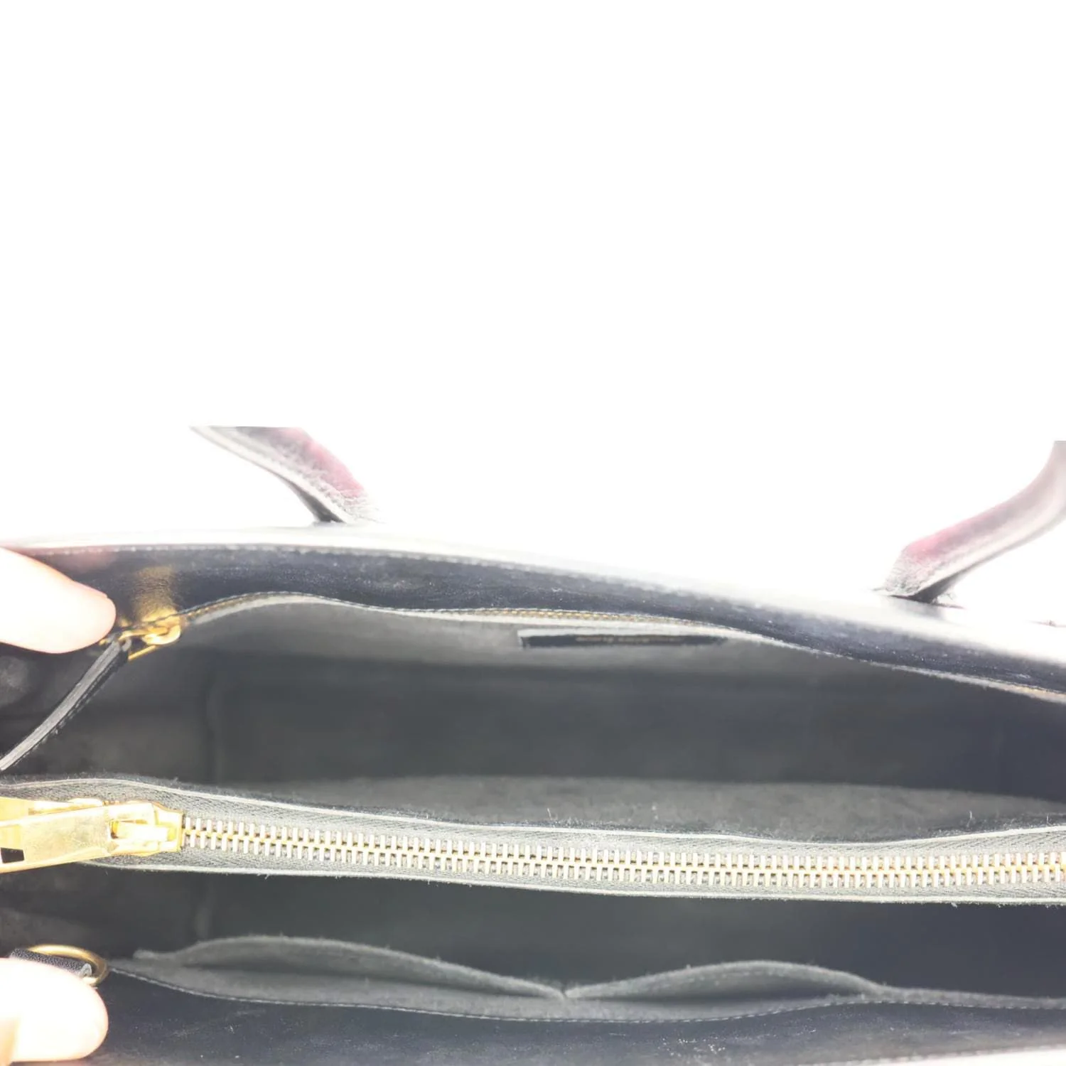 YVES SAINT LAURENT Sac De Jour Small Python Leather Shoulder Bag Pink - Image 11