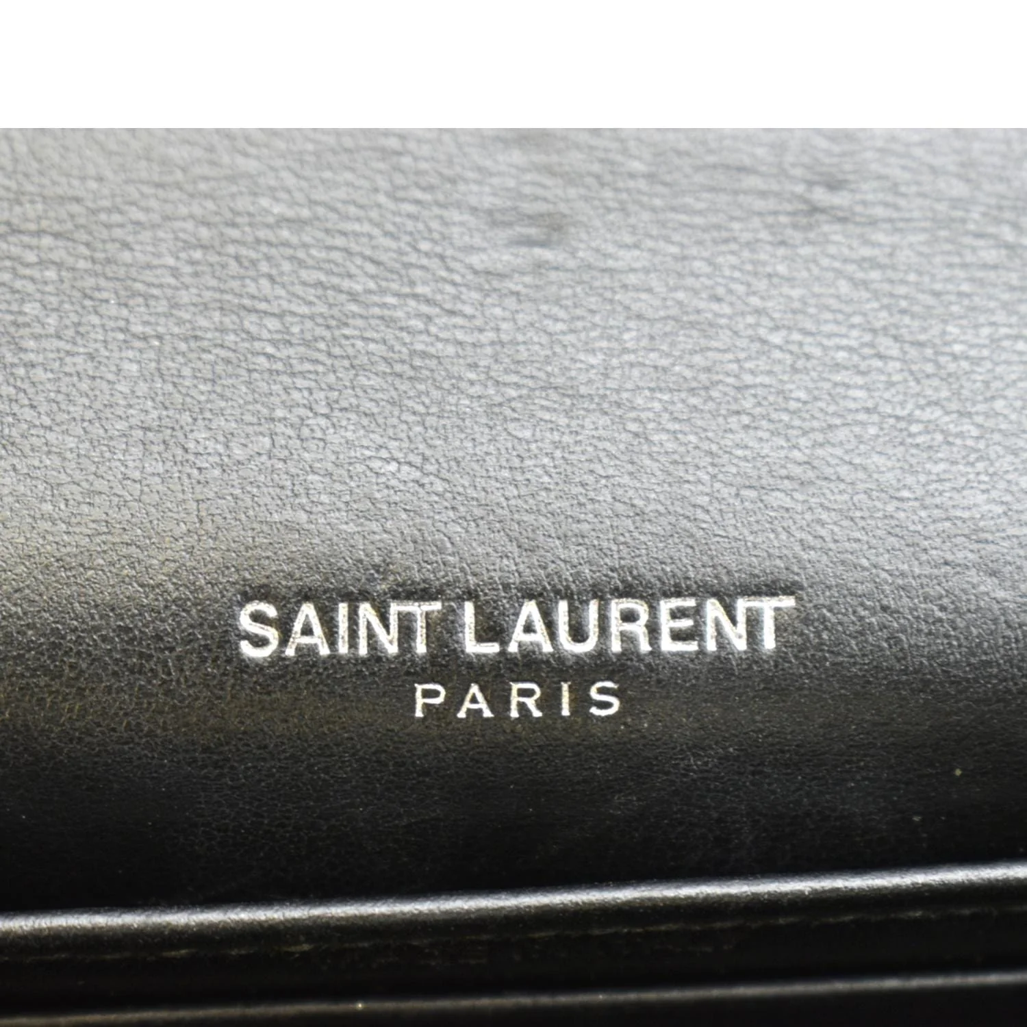 YVES SAINT LAURENT Sunset Crocodile Leather Crossbody Bag Black - Image 12