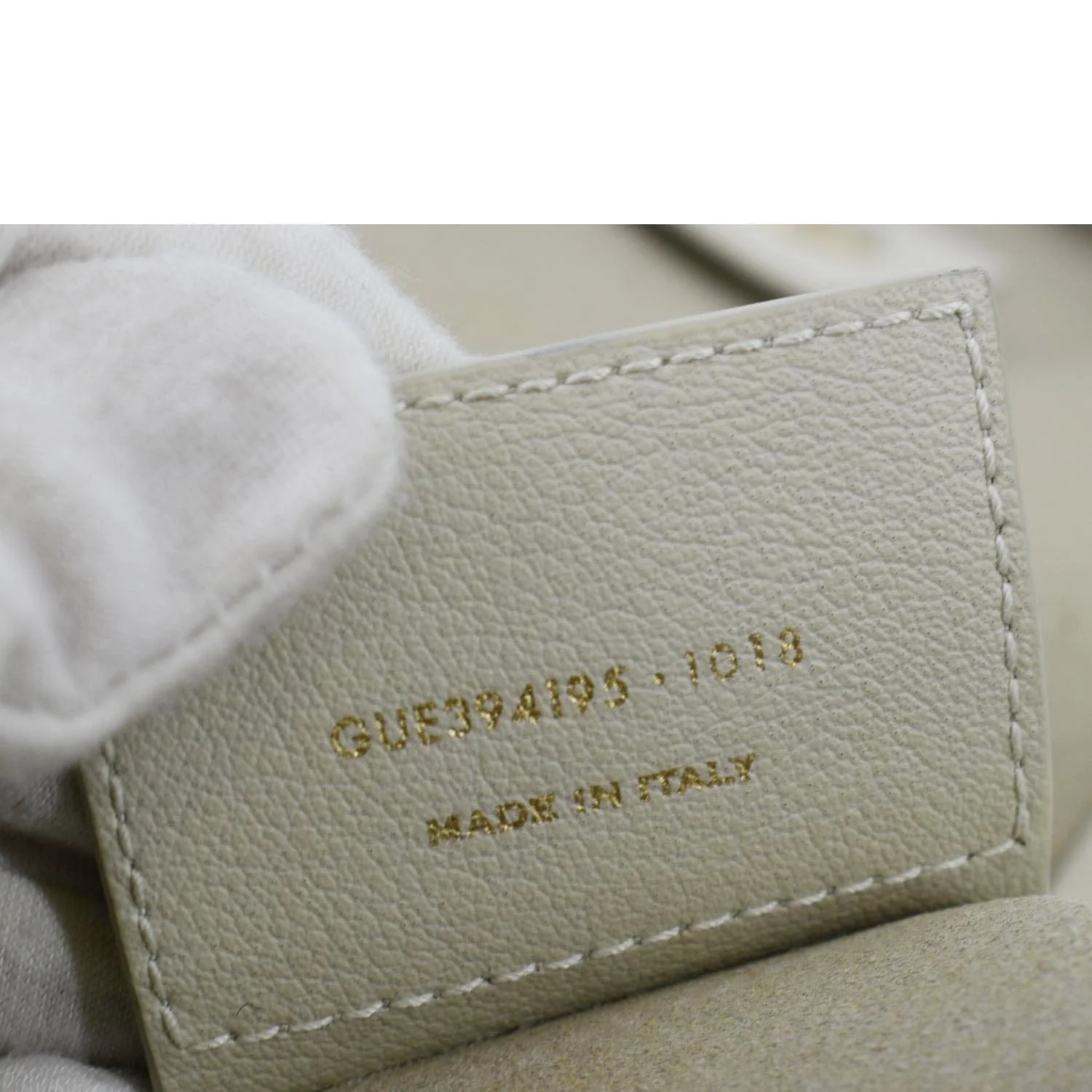 YVES SAINT LAURENT Leather Tote Bag Ivory - Image 15