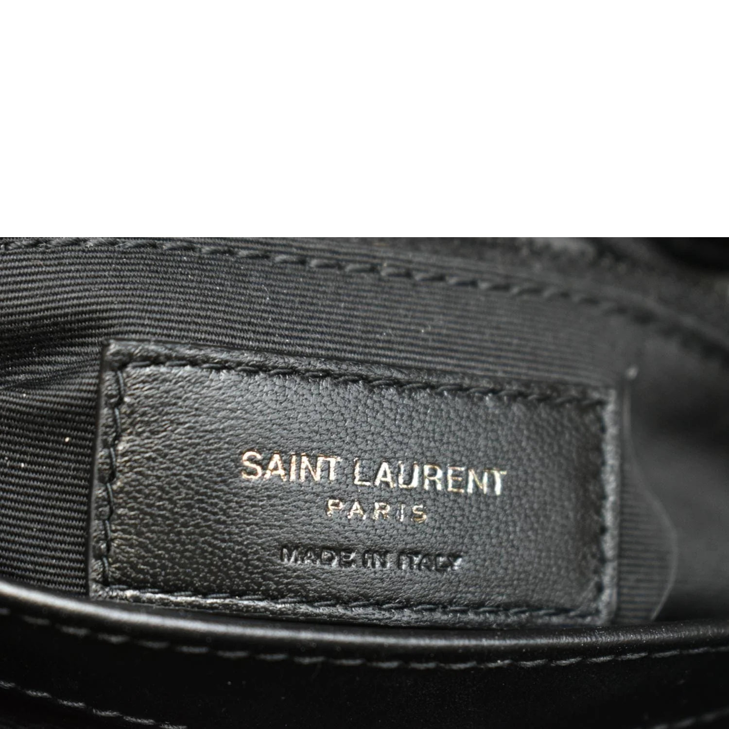 YVES SAINT LAURENT Loulou Toy Matelasse Leather Crossbody Bag Black - Image 11