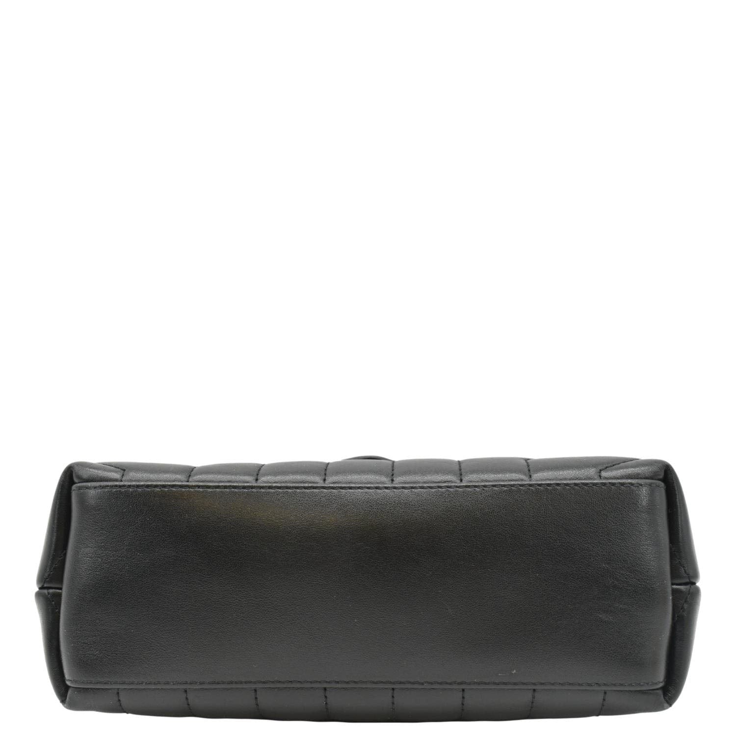 YVES SAINT LAURENT Loulou Toy Matelasse Leather Crossbody Bag Black - Image 9