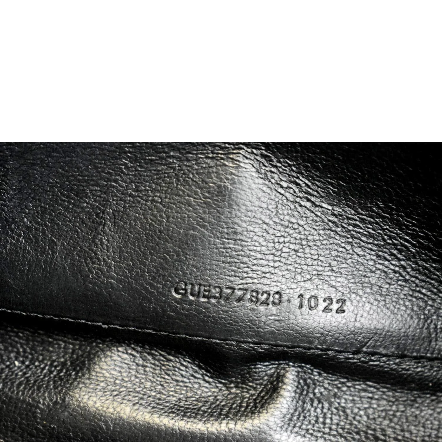 YVES SAINT LAURENT Chevron Grain De Poudre Envelope Chain Bag Black - Image 13