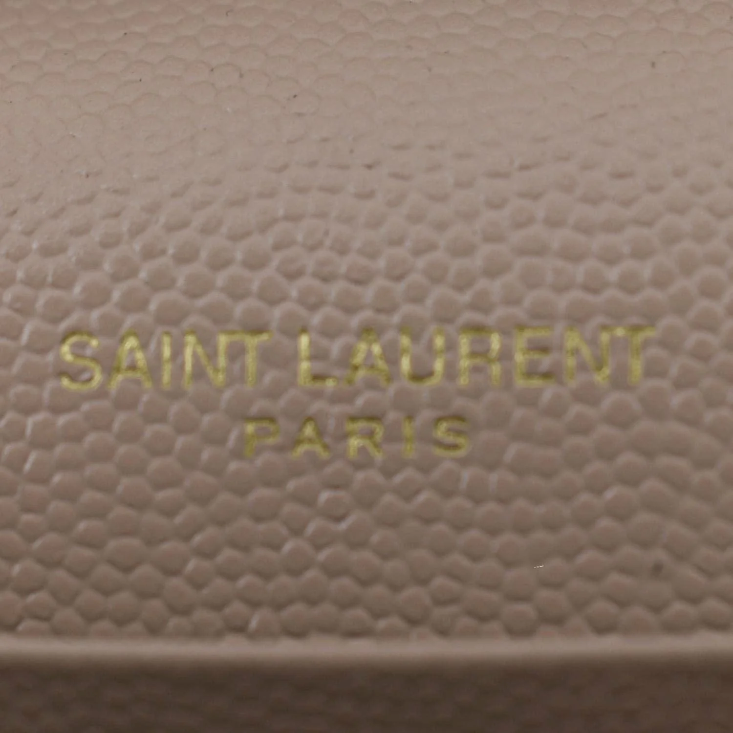 YVES SAINT LAURENT Cassandre Chain Wallet Leather Crossbody Bag Pink - Image 13