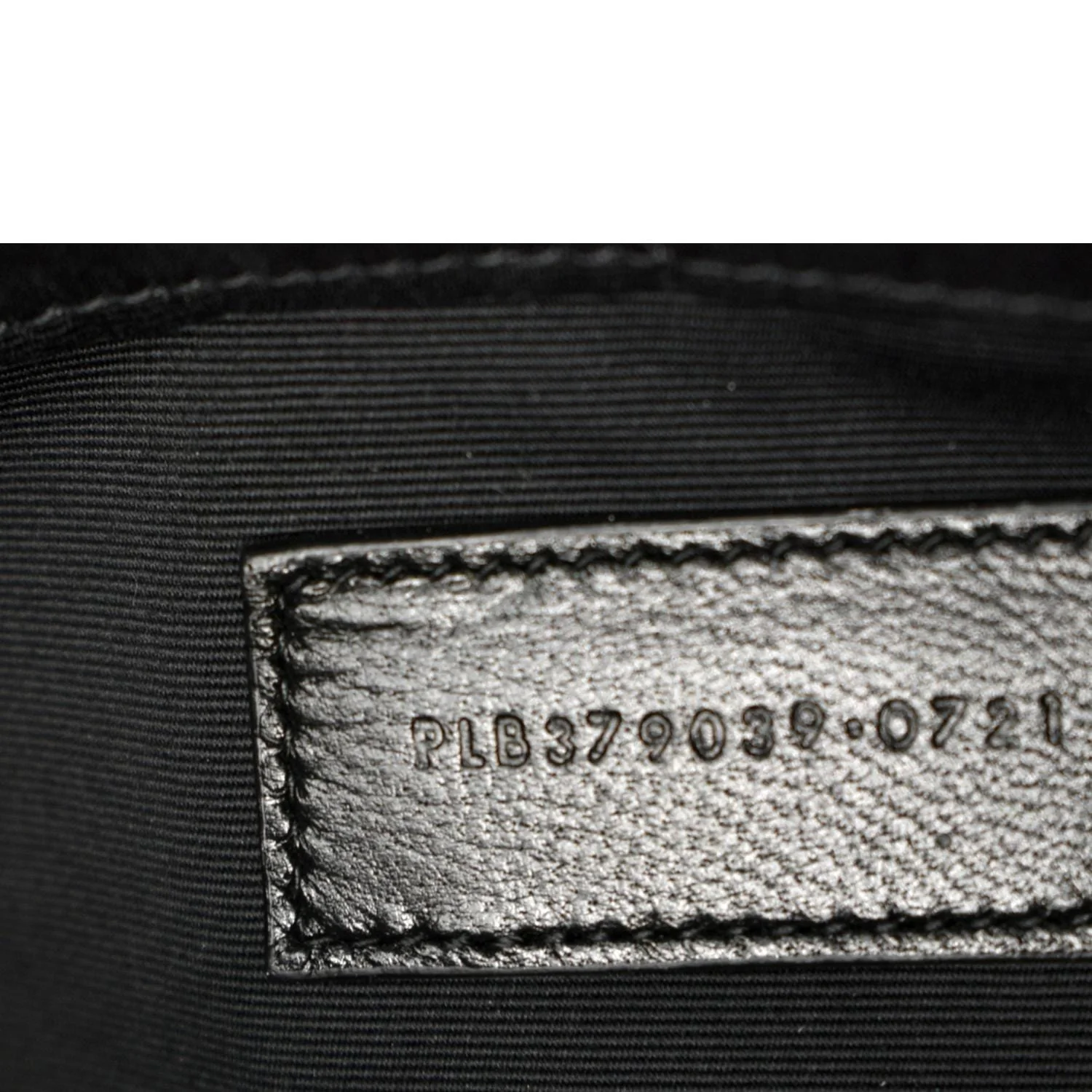 YVES SAINT LAURENT Monogram Leather Pouch Grey - Image 12